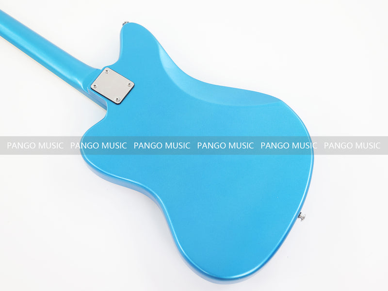 Jaguar Style Electric Guitar with Silver Metallic Finish (GKS-153)