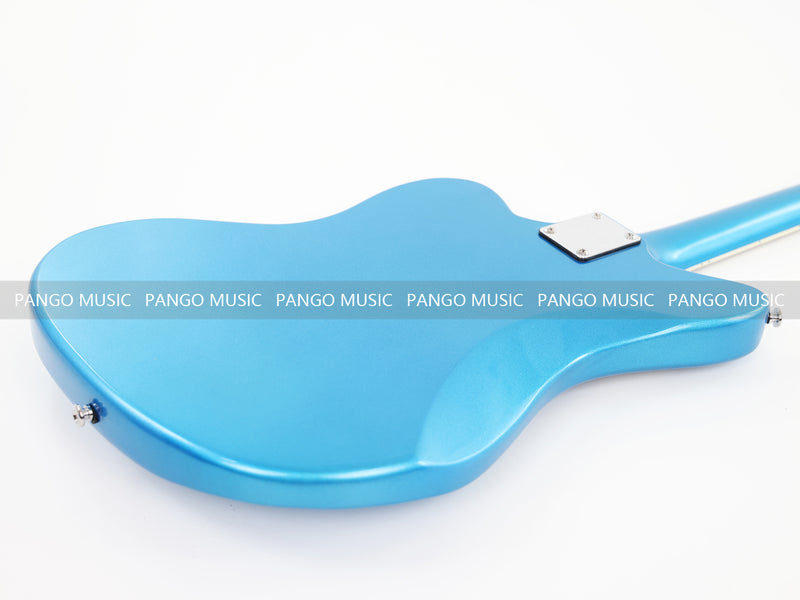 Jaguar Style Electric Guitar with Silver Metallic Finish (GKS-153)