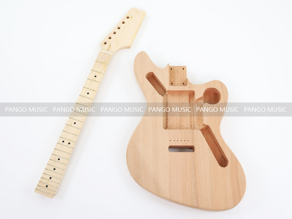 Jazzmaster Style DIY Electric Guitar Kit with Blank Headtock (PJM-720X)