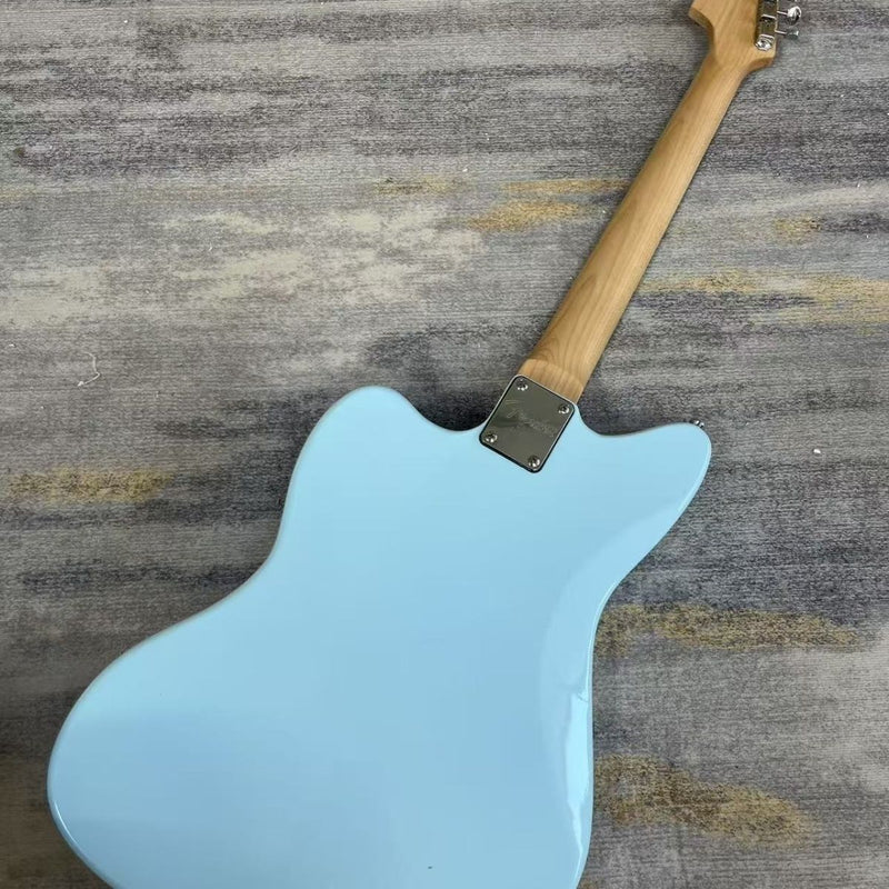 Jazzmaster Style Offset Electric Guitar with Gloss Sonic Blue Finish(LRG-139)
