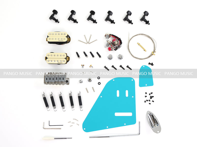Koloss Brand Aviation Aluminum Alloy Body Electric Guitar Kit (PKL-003)