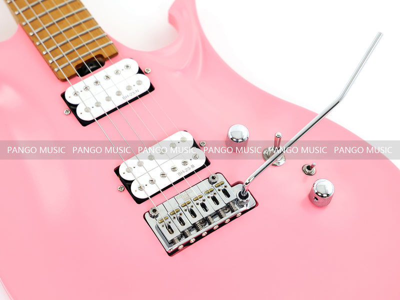 Koloss Brand Aviation Aluminum Alloy Body Electric Guitar with Gloss Pink Finish (GT45P)