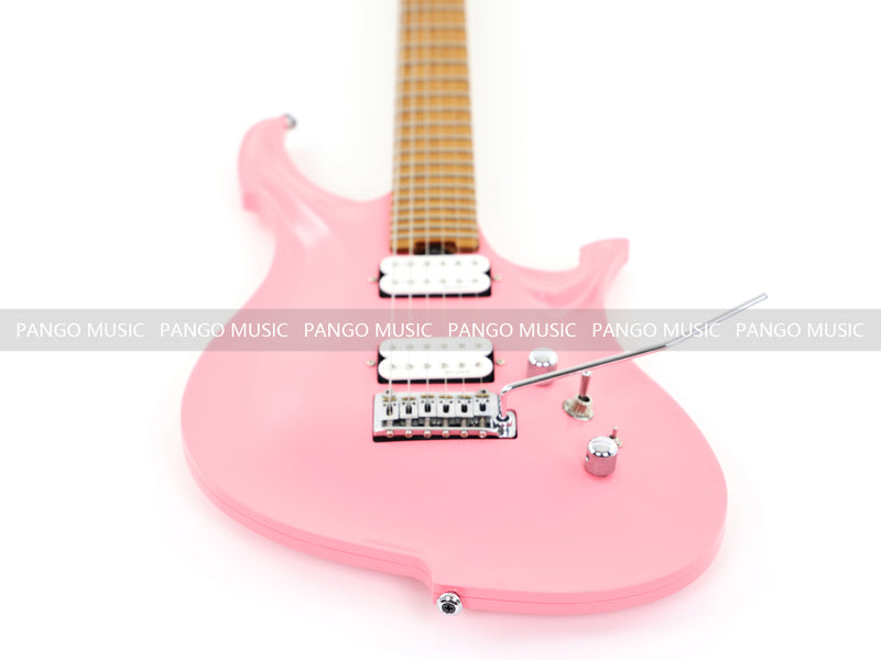 Koloss Brand Aviation Aluminum Alloy Body Electric Guitar with Gloss Pink Finish (GT45P)