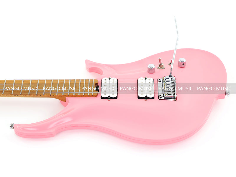 Koloss Brand Aviation Aluminum Alloy Body Electric Guitar with Gloss Pink Finish (GT45P)