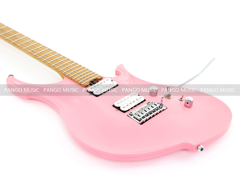 Koloss Brand Aviation Aluminum Alloy Body Electric Guitar with Gloss Pink Finish (GT45P)