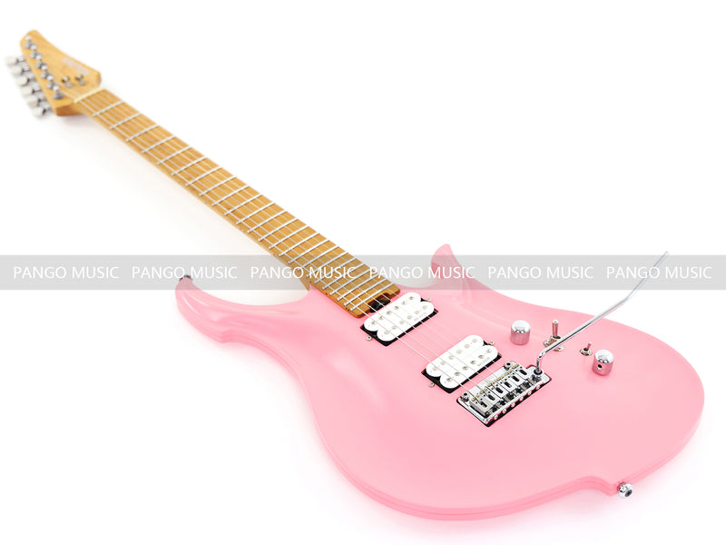 Koloss Brand Aviation Aluminum Alloy Body Electric Guitar with Gloss Pink Finish (GT45P)