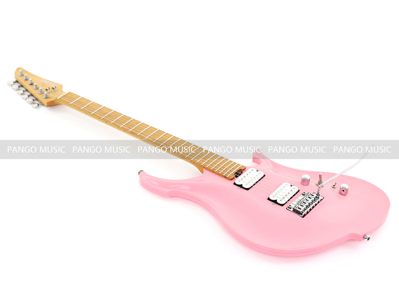 Koloss Brand Aviation Aluminum Alloy Body Electric Guitar with Gloss Pink Finish (GT45P)