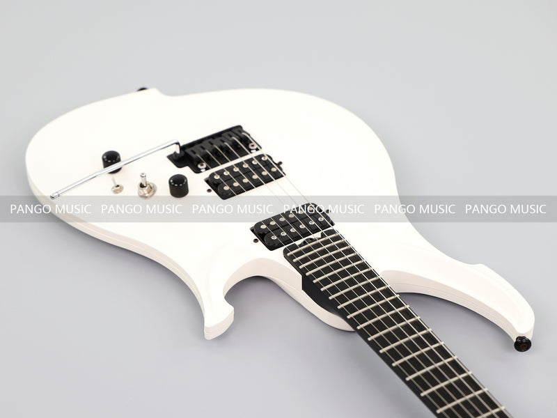 Koloss Brand Aviation Aluminum Alloy Body Electric Guitar with Gloss White Finish (GT-4M)
