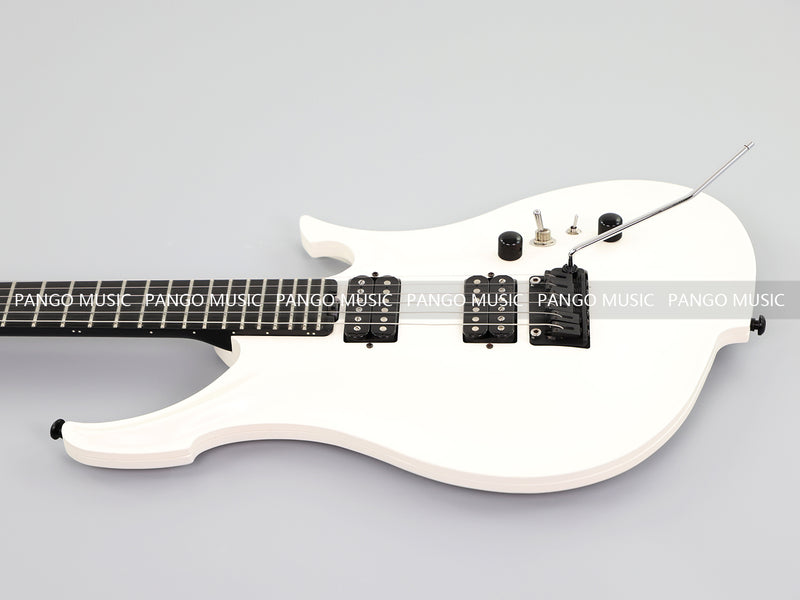 Koloss Brand Aviation Aluminum Alloy Body Electric Guitar with Gloss White Finish (GT-4M)