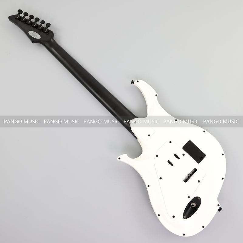 Koloss Brand Aviation Aluminum Alloy Body Electric Guitar with Gloss White Finish (GT-4M)