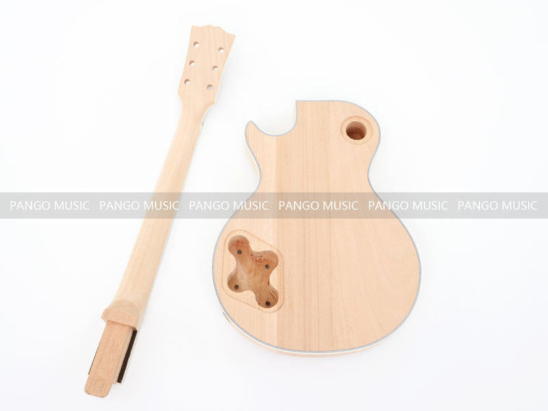 LP Custom DIY Electric Guitar Kit with French Lacewood Veneer (CST-960F, Fast Shipping, Tariff-free)