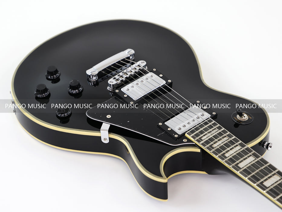 LP Custom Style All Black Electric Guitar (PMY-007)