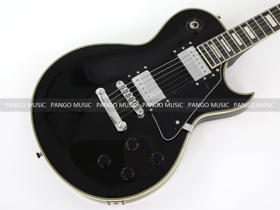 LP Custom Style All Black Electric Guitar (PMY-007)