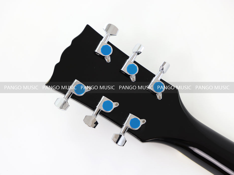 LP Custom Style All Black Electric Guitar (PMY-007)
