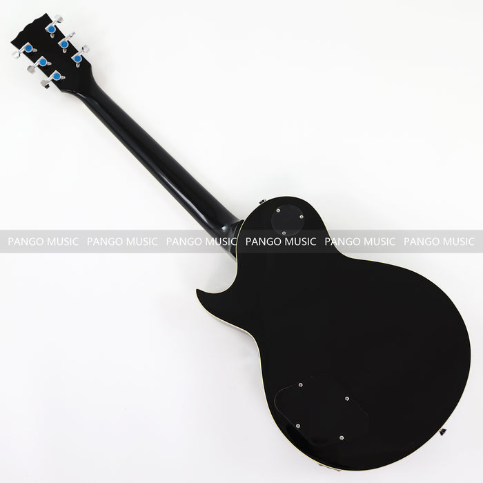 LP Custom Style All Black Electric Guitar (PMY-007)