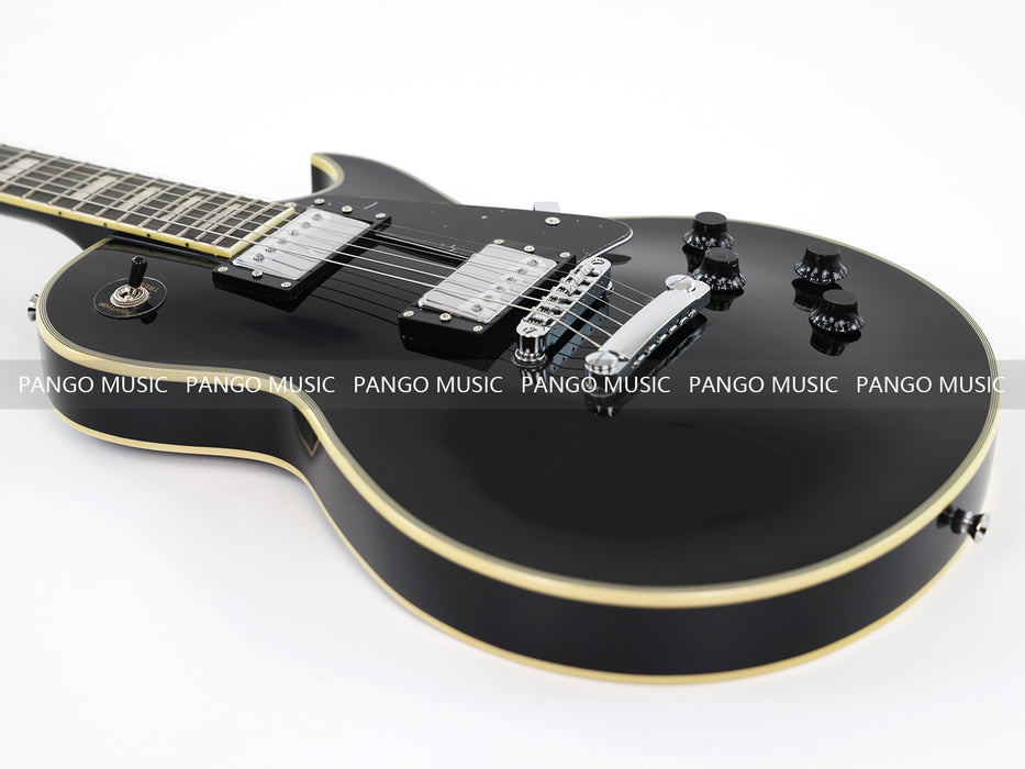 LP Custom Style All Black Electric Guitar (PMY-007)