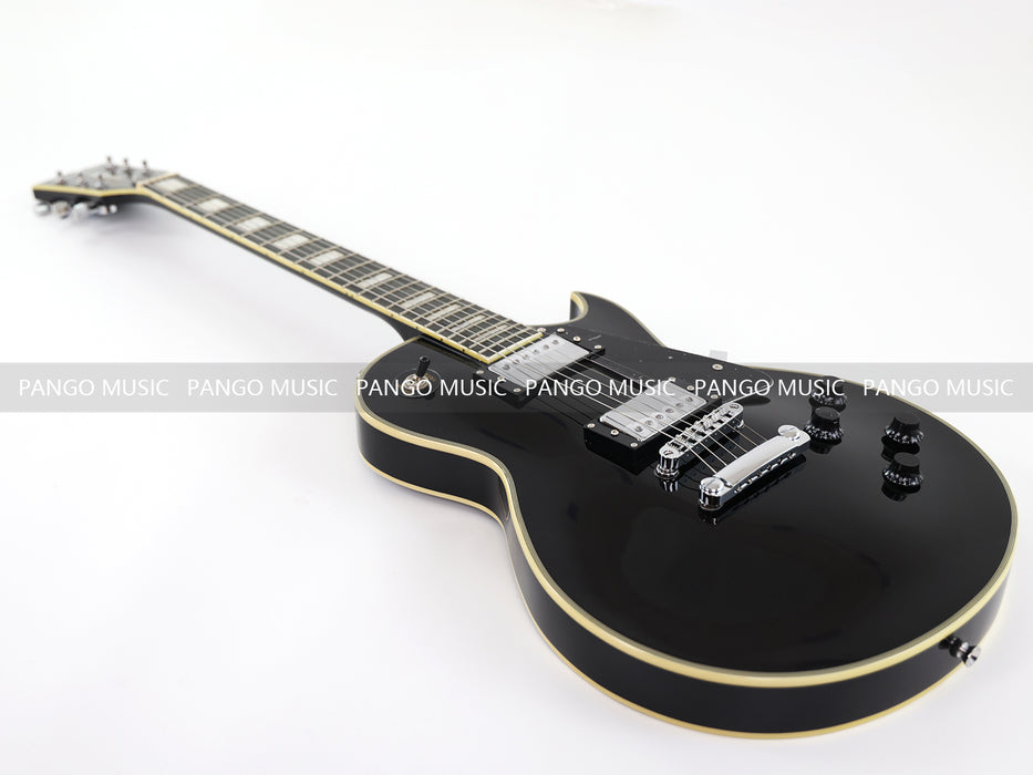 LP Custom Style All Black Electric Guitar (PMY-007)