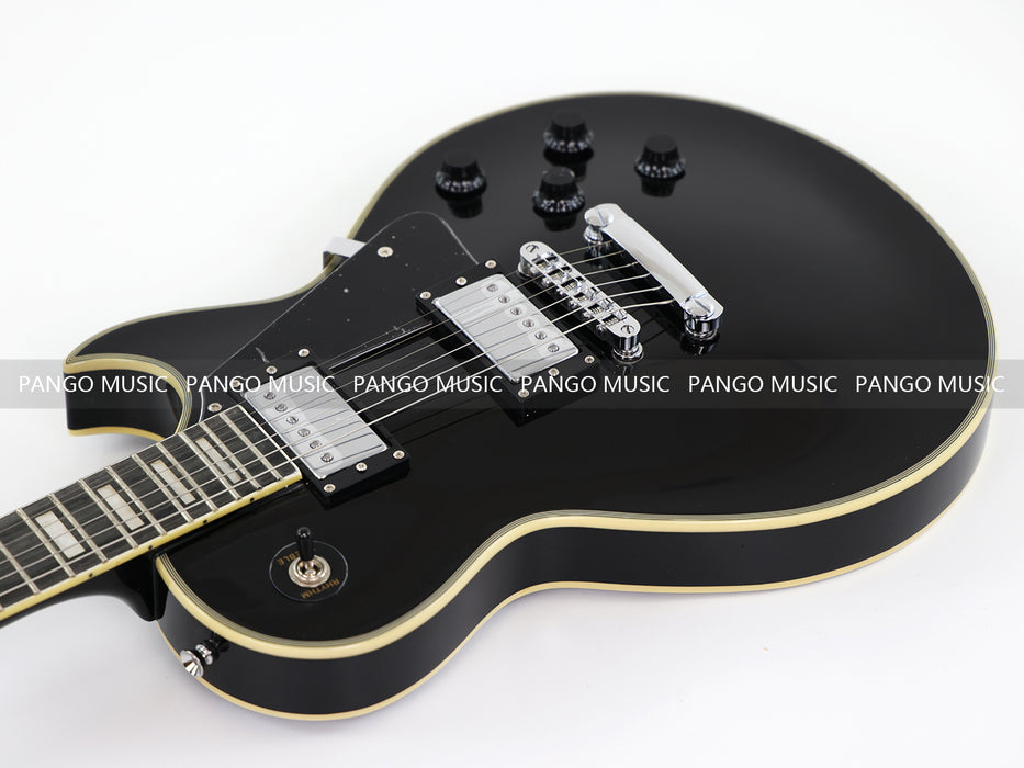 LP Custom Style All Black Electric Guitar (PMY-007)