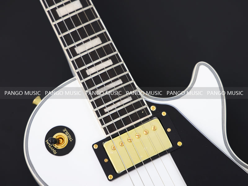 LP Custom Style All White Electric Guitar (CST-014)
