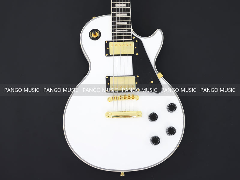LP Custom Style All White Electric Guitar (CST-014)