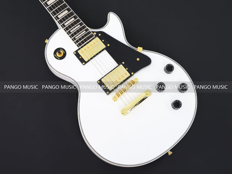 LP Custom Style All White Electric Guitar (CST-014)