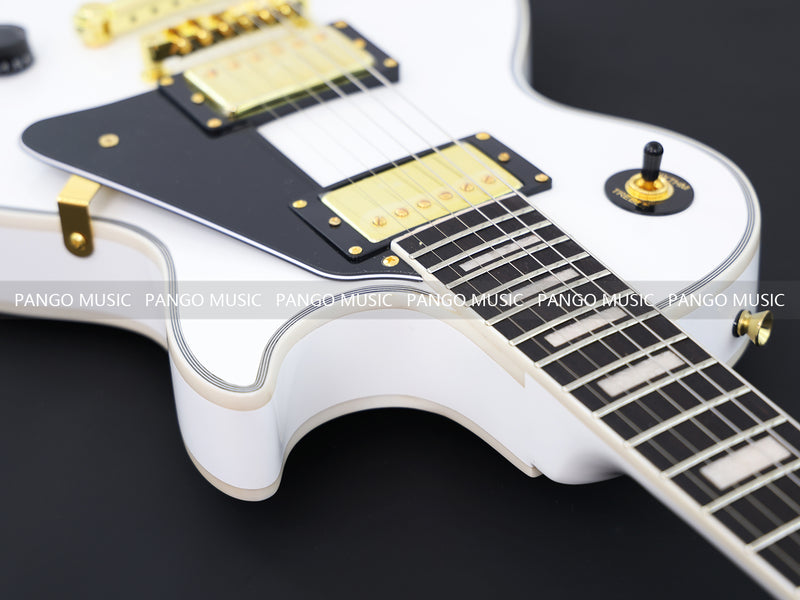 LP Custom Style All White Electric Guitar (CST-014)