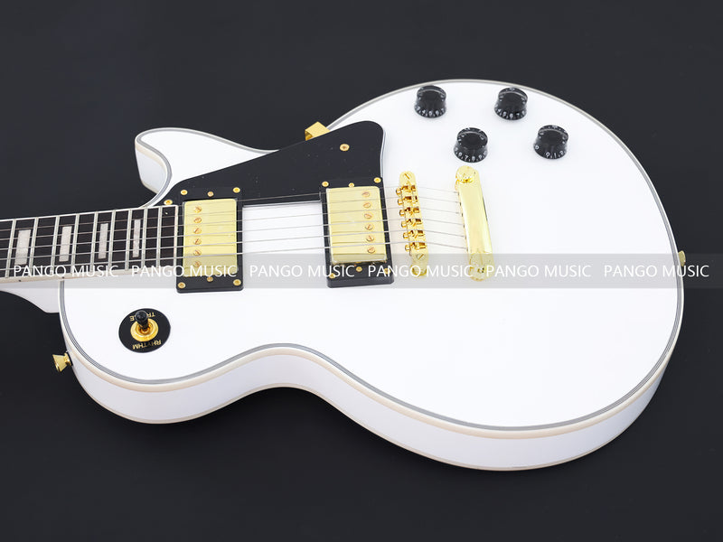LP Custom Style All White Electric Guitar (CST-014)