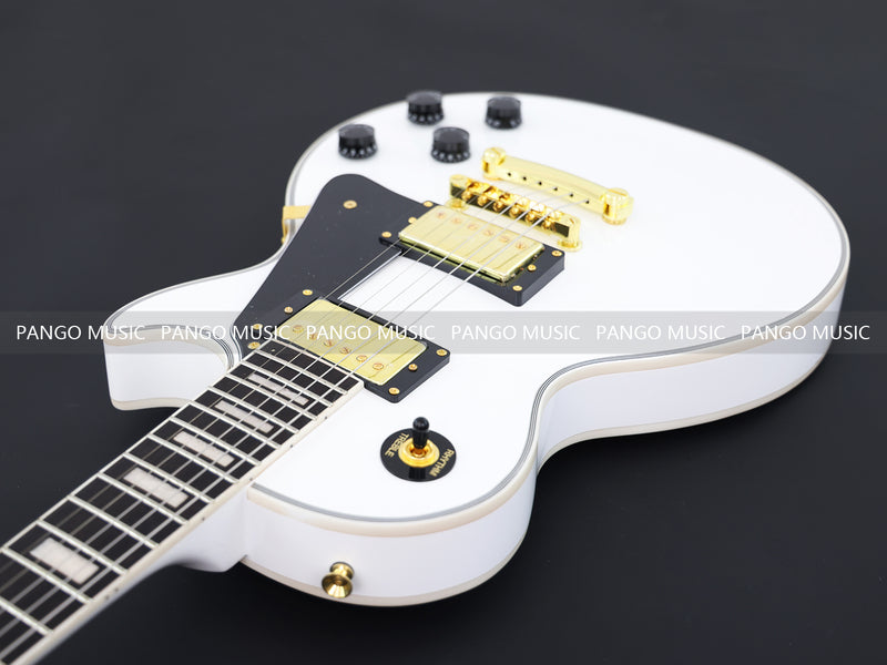LP Custom Style All White Electric Guitar (CST-014)