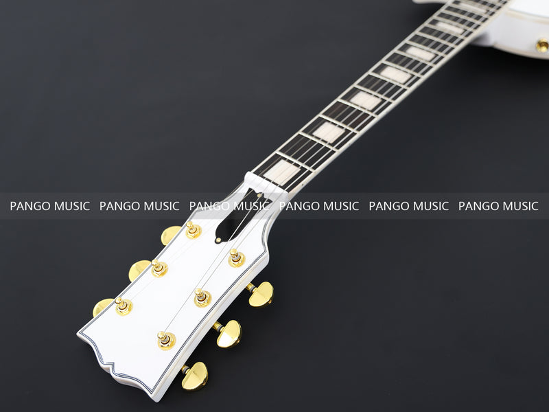 LP Custom Style All White Electric Guitar (CST-014)