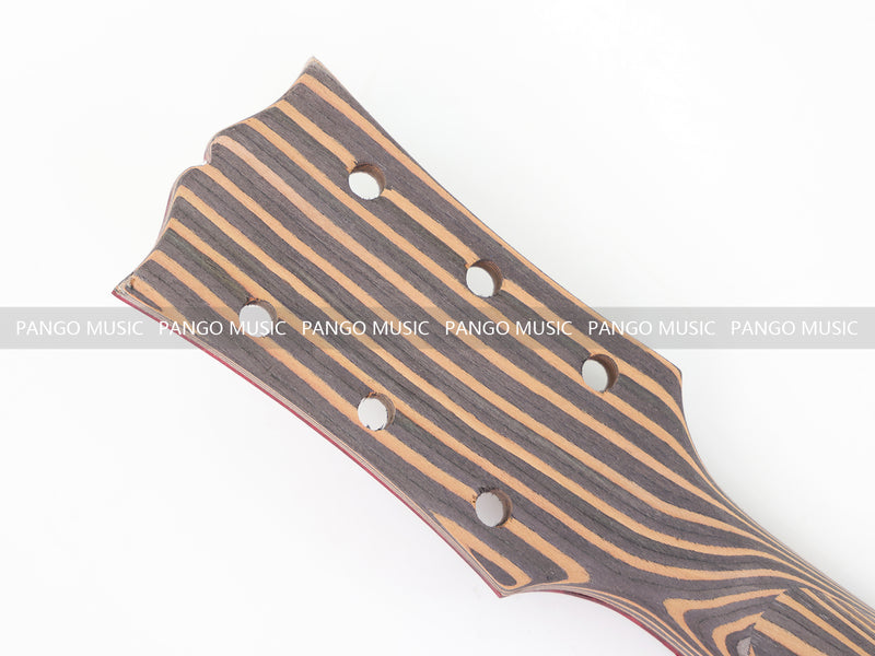 LP Custom Style All Zebrawood DIY Electric Guitar Kit (12795, Limited Edition)