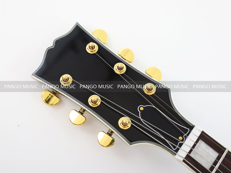 LP Custom Style Blue Electric Guitar with Flamed Maple Top (CST-013)