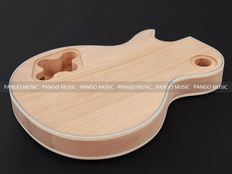LP Custom Style DIY Electric Guitar Kit with Flamed Maple Top (LRF-042, Limited Edition)