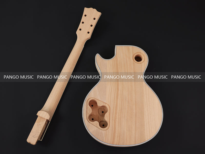 LP Custom Style DIY Electric Guitar Kit with Flamed Maple Top (LRF-042, Limited Edition)