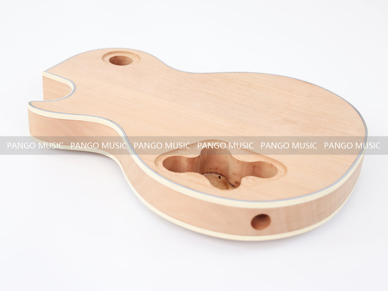 LP Custom Style DIY Electric Guitar Kit with Spalted Maple Top (LRF-040, Limited Edition)