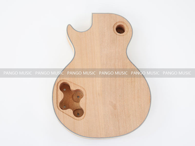 LP Custom Style DIY Electric Guitar Kit with Spalted Maple Top (LRF-040, Limited Edition)