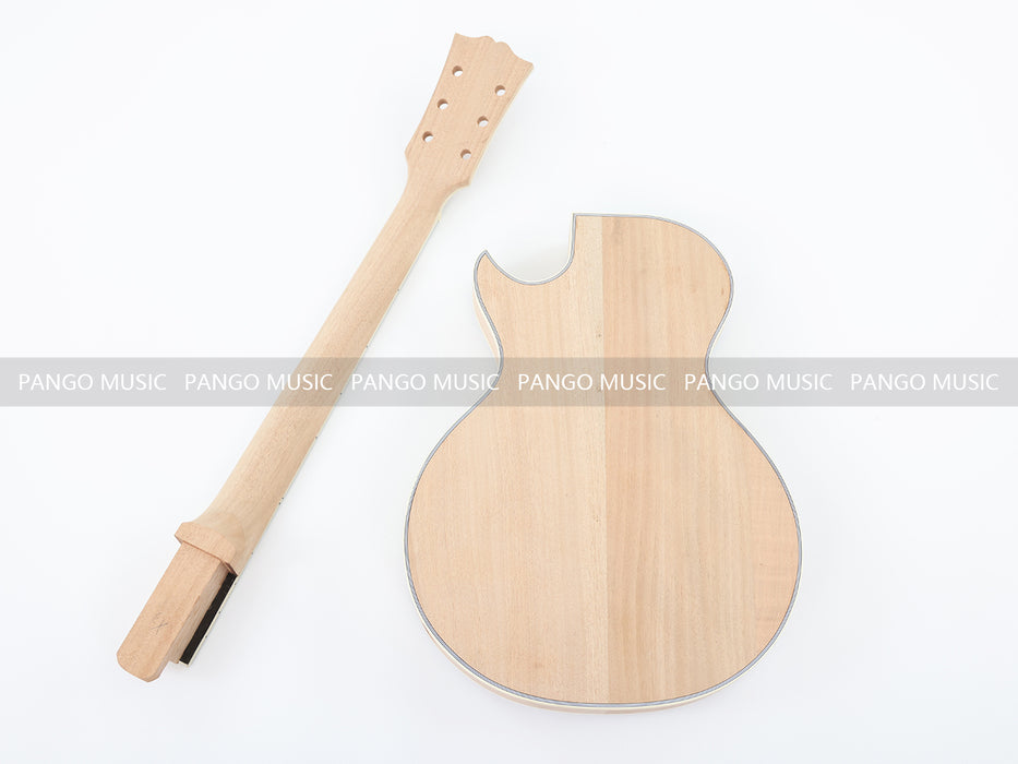 LP Custom Style DIY Electric Guitar Kit with Spalted Maple Top (LRF-041, Limited Edition)