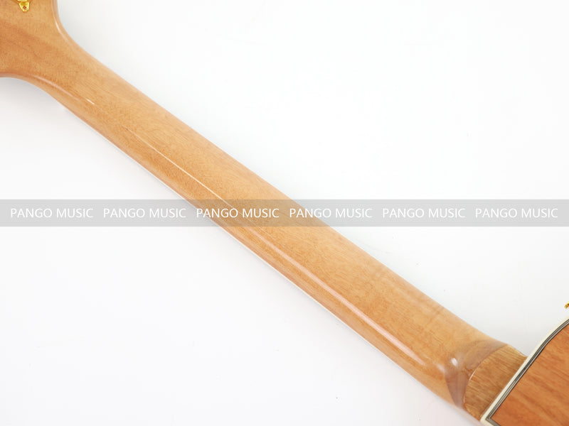 LP Custom Style Electric Guitar with Burl Maple Top (CST-003, No Logo)