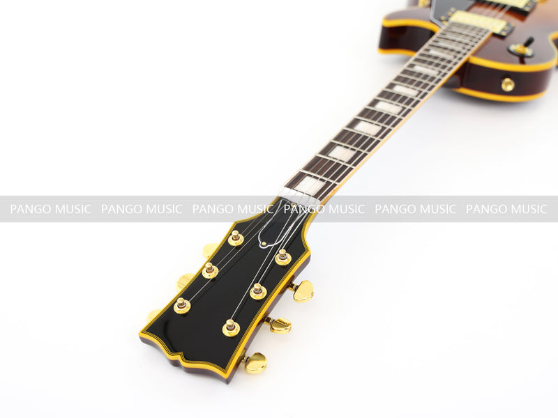 LP Custom Style Electric Guitar with Flamed Maple Top (CST-009)