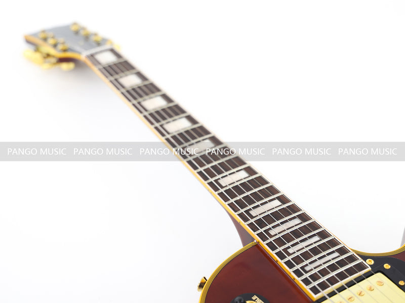 LP Custom Style Electric Guitar with Flamed Maple Top (CST-009)