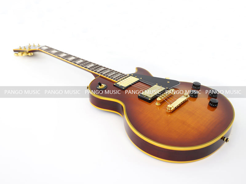 LP Custom Style Electric Guitar with Flamed Maple Top (CST-009)
