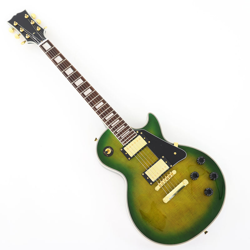 LP Custom Style Electric Guitar with Flamed Maple Top (CST-010)