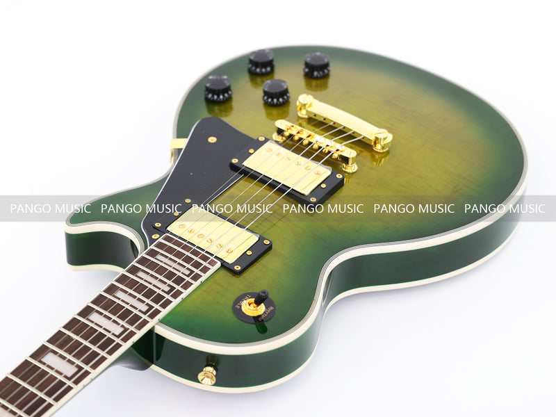 LP Custom Style Electric Guitar with Flamed Maple Top (CST-010)