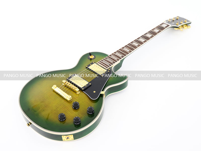 LP Custom Style Electric Guitar with Flamed Maple Top (CST-010)