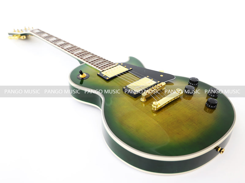 LP Custom Style Electric Guitar with Flamed Maple Top (CST-010)