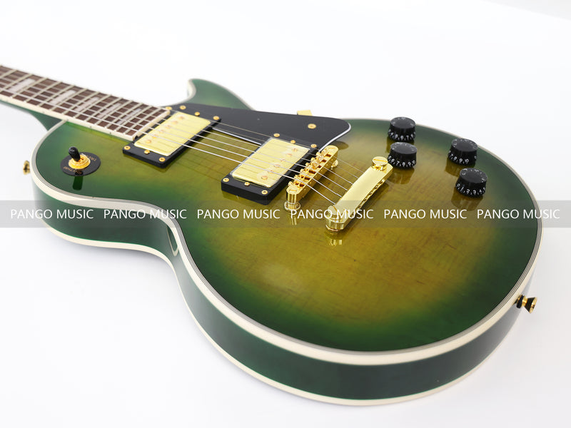 LP Custom Style Electric Guitar with Flamed Maple Top (CST-010)