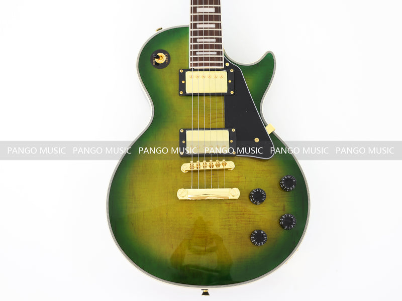 LP Custom Style Electric Guitar with Flamed Maple Top (CST-010)
