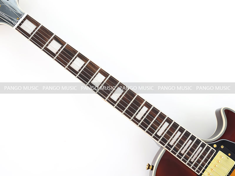 LP Custom Style Electric Guitar with Flamed Maple Top (CST-011)