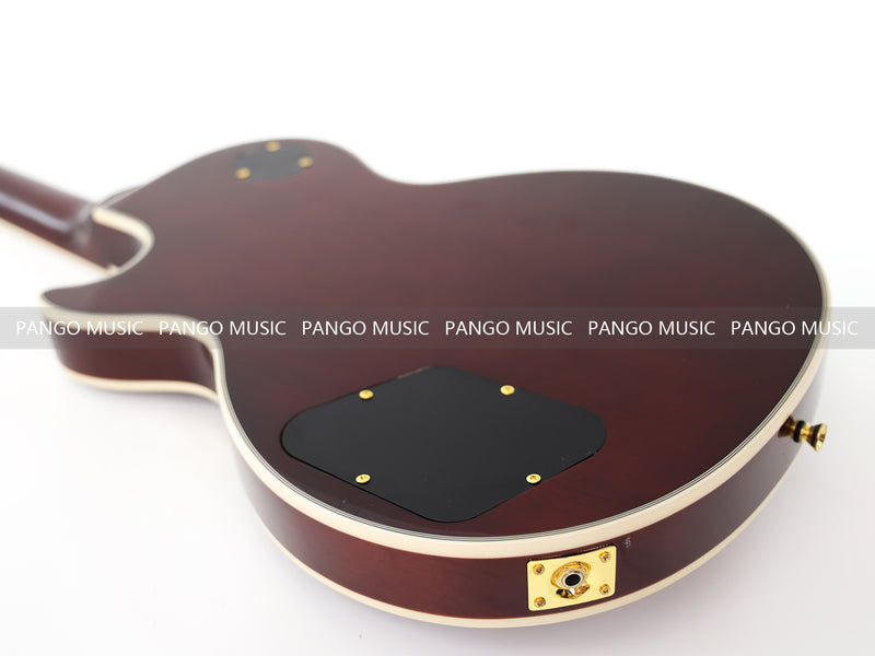 LP Custom Style Electric Guitar with Flamed Maple Top (CST-011)