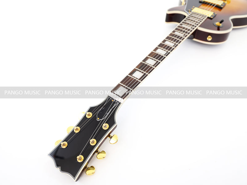 LP Custom Style Electric Guitar with Flamed Maple Top (CST-011)