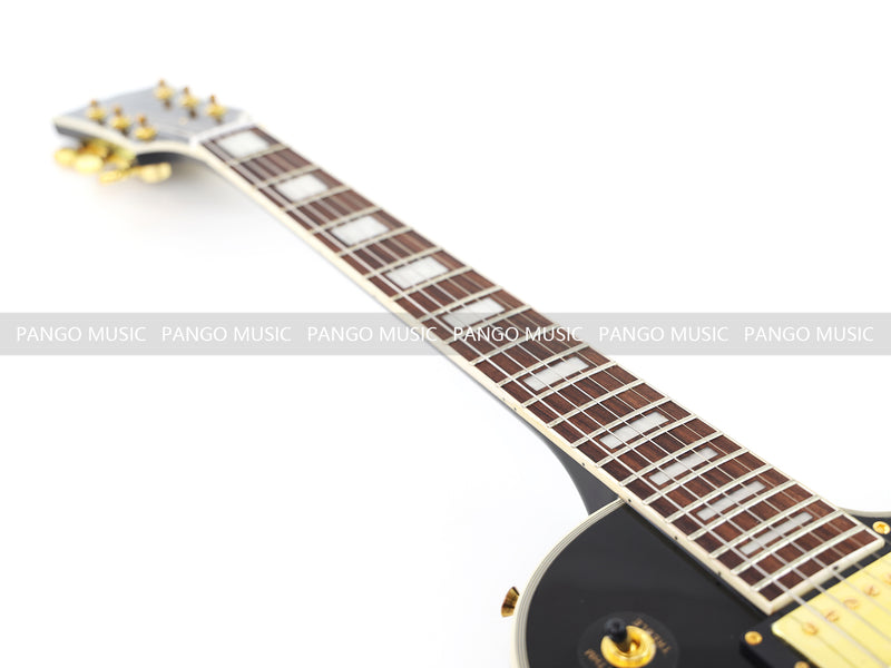 LP Custom Style Electric Guitar with Flamed Maple Top (CST-012)